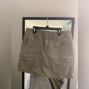 ARMY GREEN MINI SKIRT